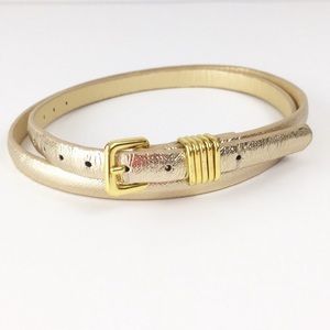 ✨ MAKE OFFER ✨ STYLISH GOLD SKINNY BELT